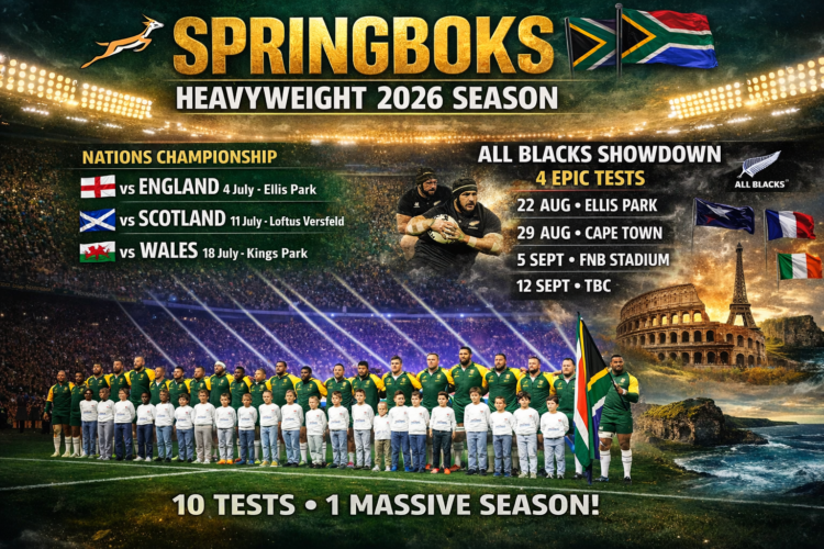 All Blacks headline Springboks blockbuster 2026 season - The Athlete