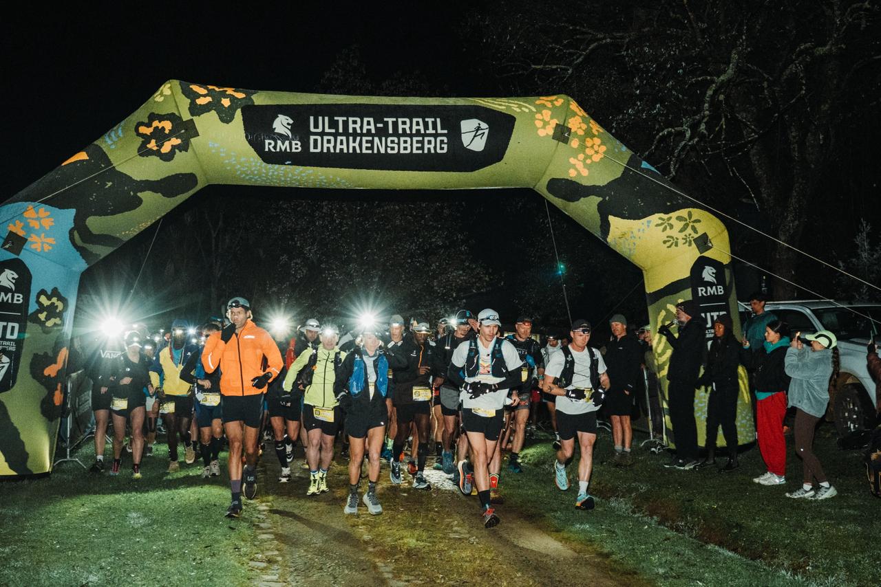 Start of the RMB Ultra-Trail Drakensberg Photo:  RMB UTD
