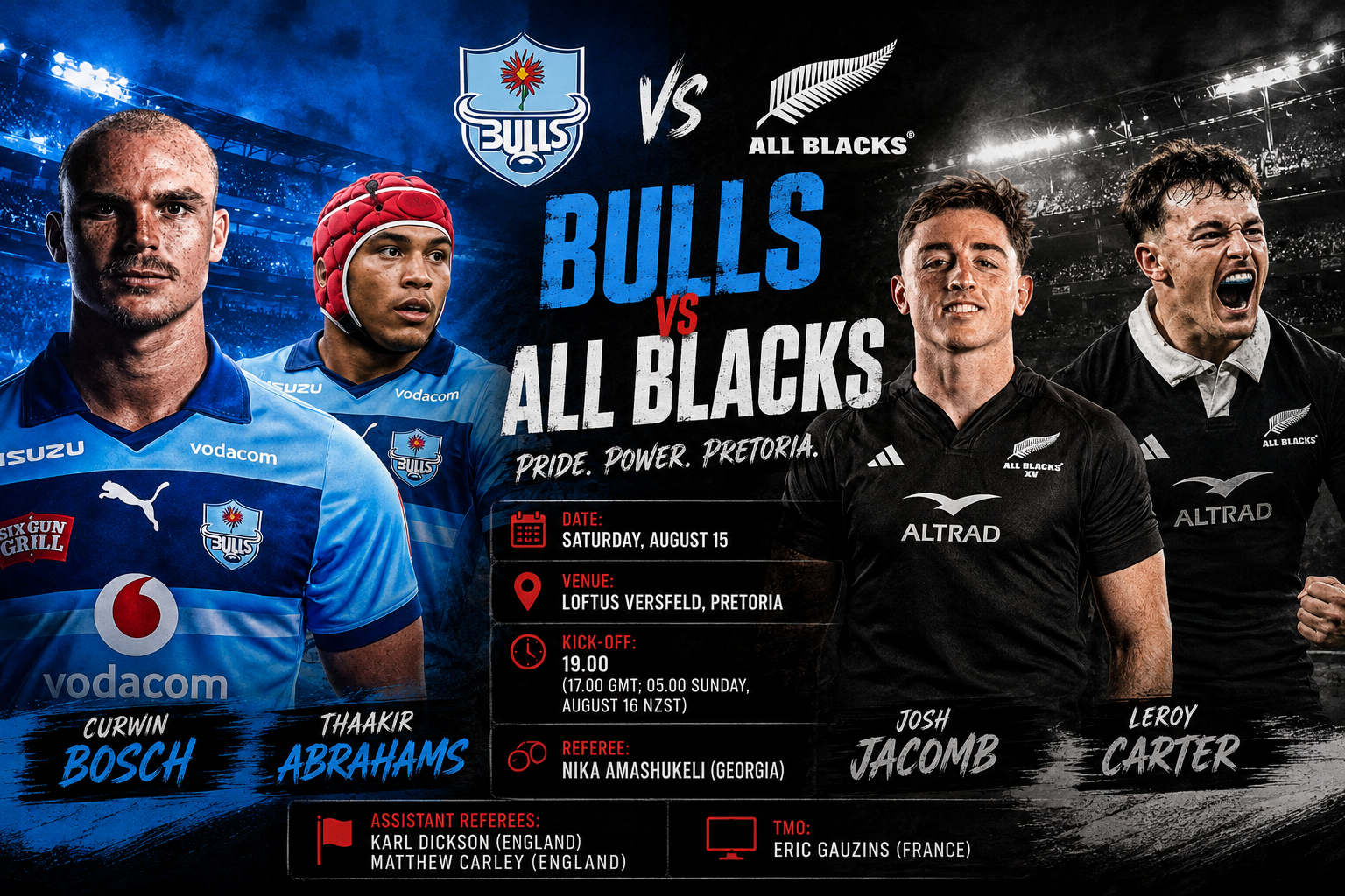 Bull vs All Blacks preview graphic