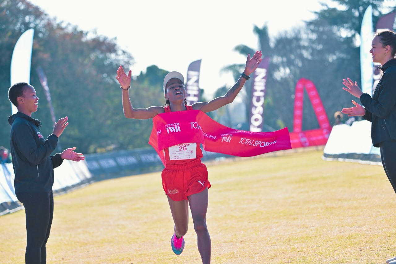 Women’s Race Tshwane 10k winner Glenrose Xaba Women's Race Tshwane 10k winner Glenrose Xaba