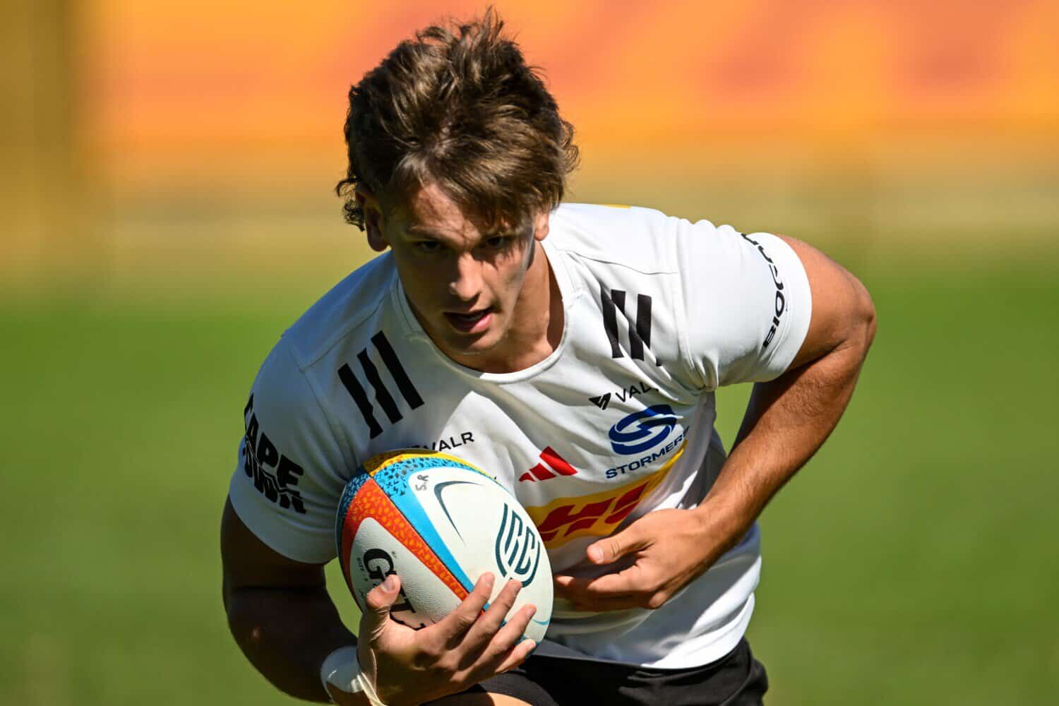 CAPE TOWN, SOUTH AFRICA - APRIL 22: Markus Muller during the DHL Stormers training session and pitchside interviews at High Performance Centre on April 22, 2026 in Cape Town, South Africa. (Photo by Ashley Vlotman/Gallo Images)